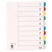 Dividers Marbig A4 Pvc Extra Wide 10 Tab